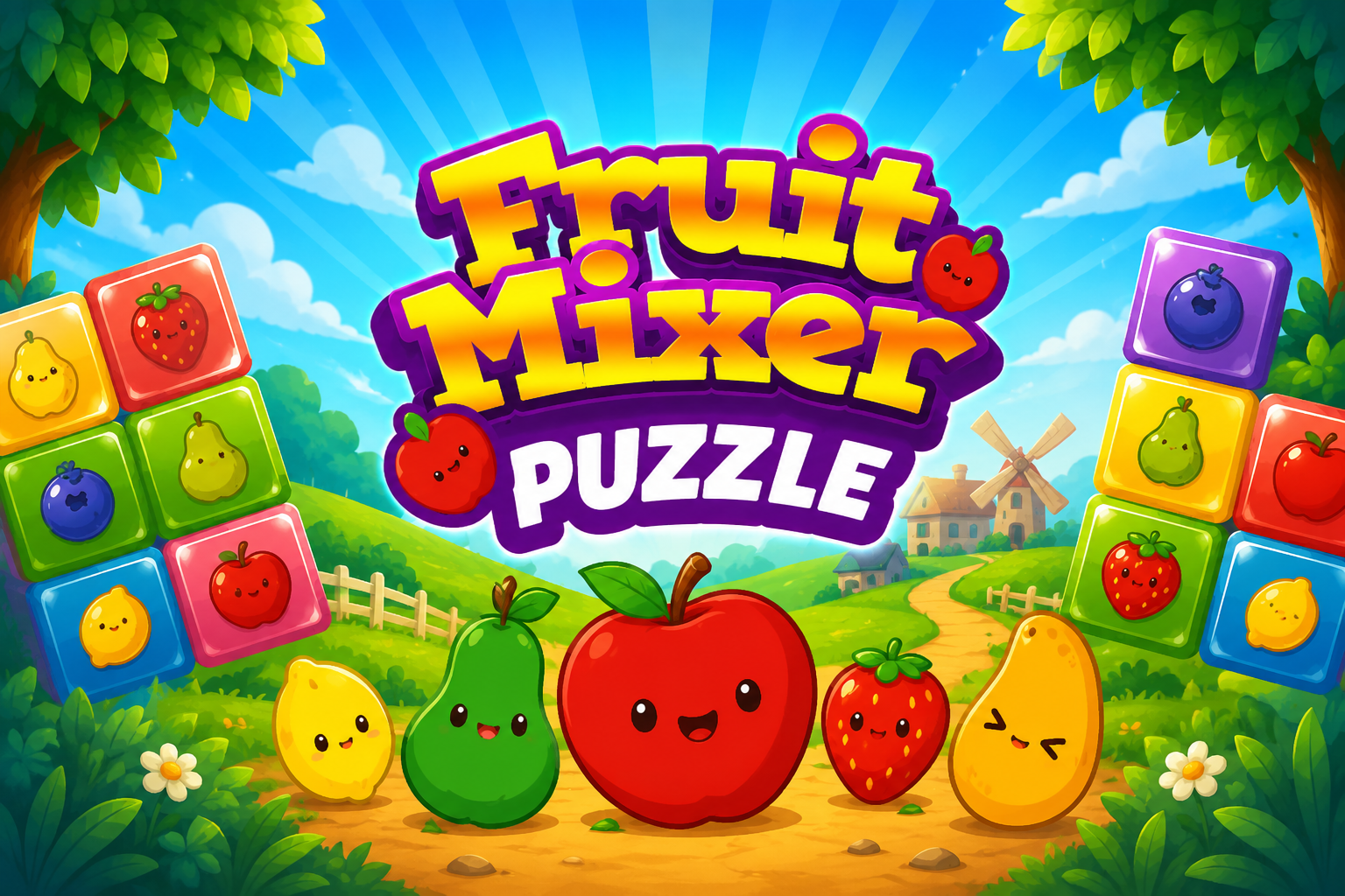 Fruit Mixer Puzzle